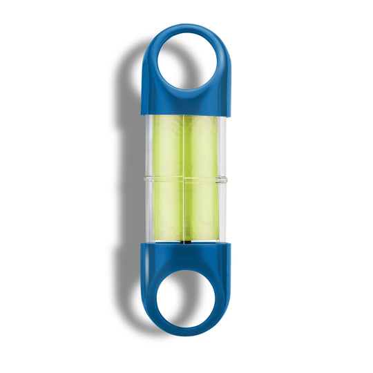 Blue LOOP poop bag holder on white background#color_blue