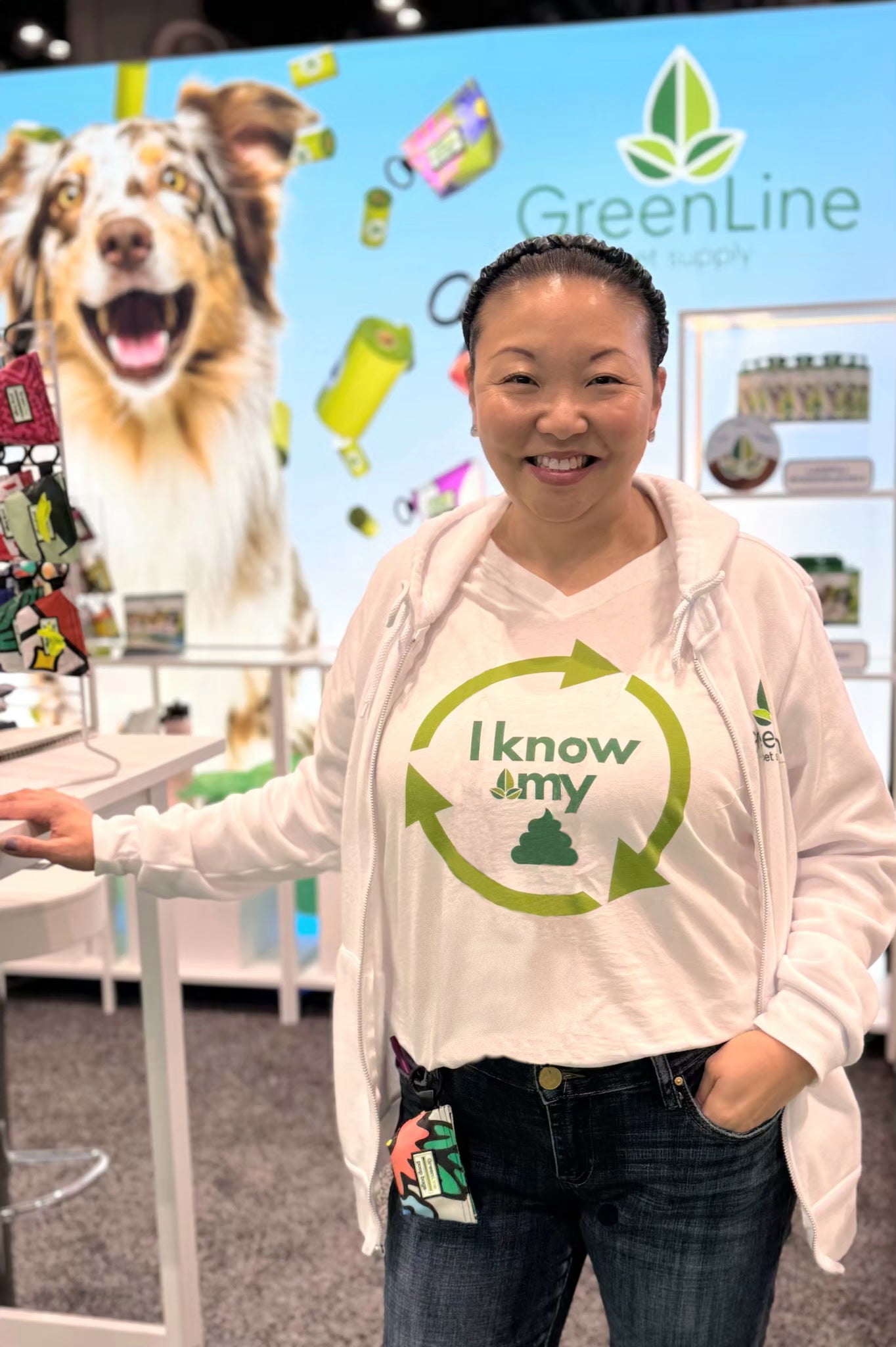 Jen at SuperZoo